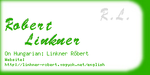 robert linkner business card